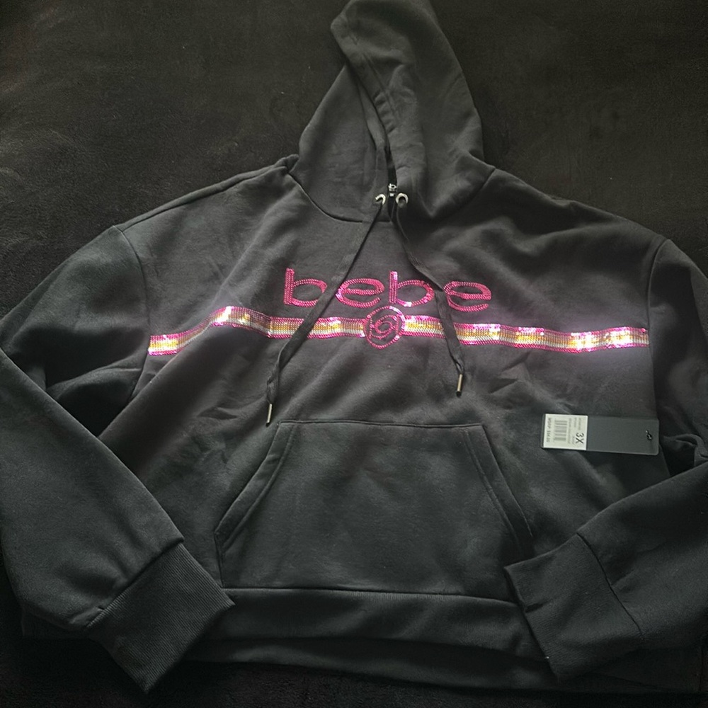 Bebe sport cropped hoodie 3x